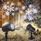 Christmas Snowflake Projector Outdoor LED Moving Snowfall Laser Light Landscape